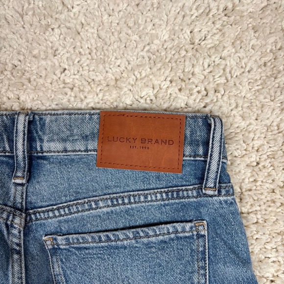 Lucky Brand Easy Rider Mid Rise Boot Jeans Distressed Medium Wash Women's 2 26R - Picture 12 of 14